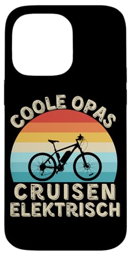 Coole Opas cruisen elektrisch – Vintage E-Bike für Großväter Hülle für iPhone 14 Pro Max Coole Opas cruisen elektrisch – Vintage E-Bike für Großväter Hülle für iPhone 14 Pro Max von Lust auf Rad