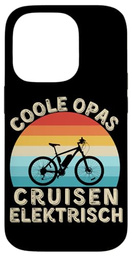 Coole Opas cruisen elektrisch – Vintage E-Bike für Großväter Hülle für iPhone 14 Pro Coole Opas cruisen elektrisch – Vintage E-Bike für Großväter Hülle für iPhone 14 Pro von Lust auf Rad