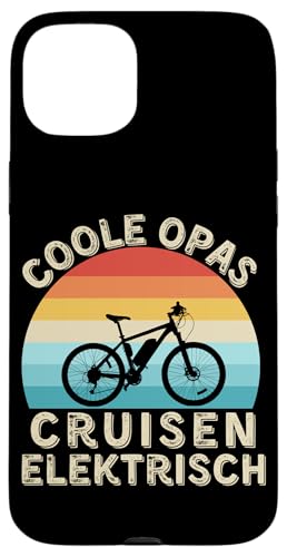 Coole Opas cruisen elektrisch – Vintage E-Bike für Großväter Hülle für iPhone 15 Plus Coole Opas cruisen elektrisch – Vintage E-Bike für Großväter Hülle für iPhone 15 Plus von Lust auf Rad
