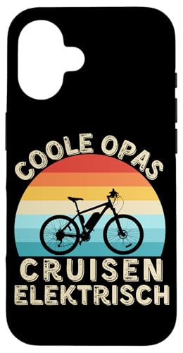 Coole Opas cruisen elektrisch – Vintage E-Bike für Großväter Hülle für iPhone 16 Coole Opas cruisen elektrisch – Vintage E-Bike für Großväter Hülle für iPhone 16 von Lust auf Rad