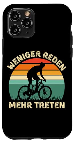 Weniger Reden Mehr Treten – Lustiges Fahrrad Vintage Sunset Hülle für iPhone 11 Pro Weniger Reden Mehr Treten – Lustiges Fahrrad Vintage Sunset Hülle für iPhone 11 Pro von Lust auf Rad