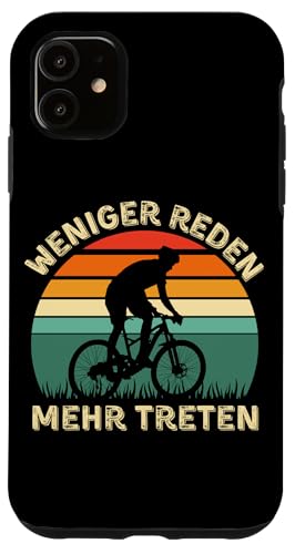 Weniger Reden Mehr Treten – Lustiges Fahrrad Vintage Sunset Hülle für iPhone 11 Weniger Reden Mehr Treten – Lustiges Fahrrad Vintage Sunset Hülle für iPhone 11 von Lust auf Rad