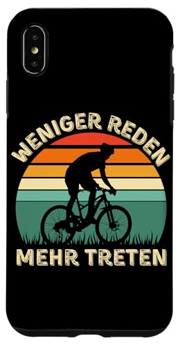 Weniger Reden Mehr Treten – Lustiges Fahrrad Vintage Sunset Hülle für iPhone XS Max Weniger Reden Mehr Treten – Lustiges Fahrrad Vintage Sunset Hülle für iPhone XS Max von Lust auf Rad