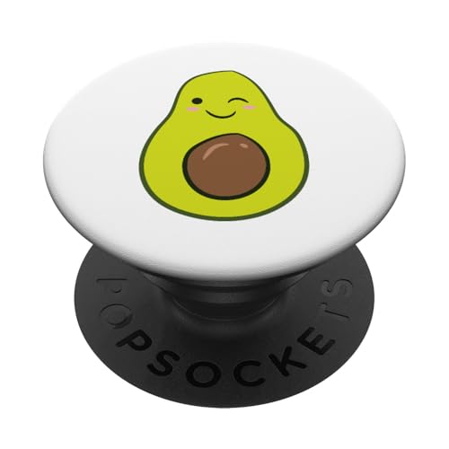Niedliche Avocado Lustige Avocado PopSockets Klebender PopGrip von Lustige Avocado Geschenke