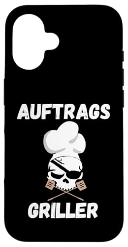 BBQ Auftragsgriller Totenkopf Griller Grillmeister Hülle für iPhone 16 BBQ Auftragsgriller Totenkopf Griller Grillmeister Hülle für iPhone 16 von Lustige Barbecue Grillmeister Grill
