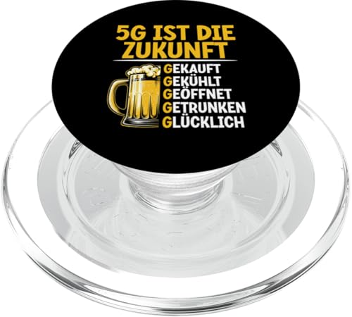 5G Ist Die Zukunft Bierliebhaber Biertrinker Biersprüche PopSockets PopGrip für MagSafe 5G Ist Die Zukunft Bierliebhaber Biertrinker Biersprüche PopSockets PopGrip für MagSafe von Lustige Biersprüche Bierkenner Bierverkostung Bier