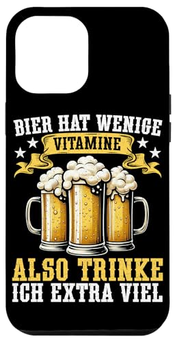 Bier Hat Wenige Vitamine Also Trinke Ich Extra Viel Bier Hülle für iPhone 12 Pro Max von Lustige Biersprüche Bierkenner Bierverkostung Bier