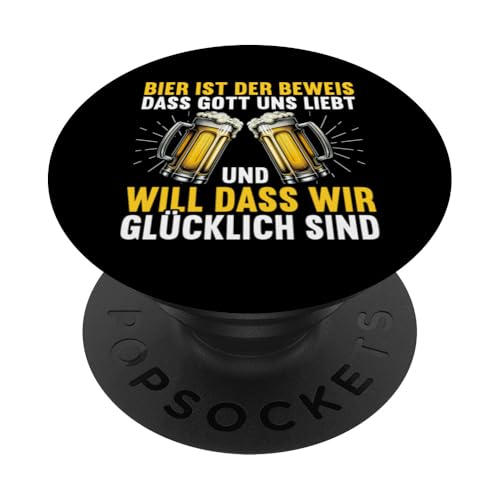 Bier Ist Der Beweis Dass Gott Uns Liebt Bierliebhaber Bier PopSockets Klebender PopGrip Bier Ist Der Beweis Dass Gott Uns Liebt Bierliebhaber Bier PopSockets Klebender PopGrip von Lustige Biersprüche Bierkenner Bierverkostung Bier