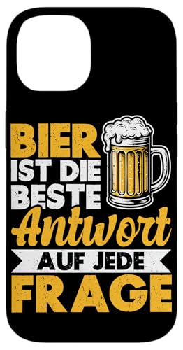 Bier Ist Die Beste Antwort Auf Jede Frage Biertrinker Bier Hülle für iPhone 14 von Lustige Biersprüche Bierkenner Bierverkostung Bier