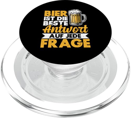 Bier Ist Die Beste Antwort Auf Jede Frage Biertrinker Bier PopSockets PopGrip für MagSafe Bier Ist Die Beste Antwort Auf Jede Frage Biertrinker Bier PopSockets PopGrip für MagSafe von Lustige Biersprüche Bierkenner Bierverkostung Bier
