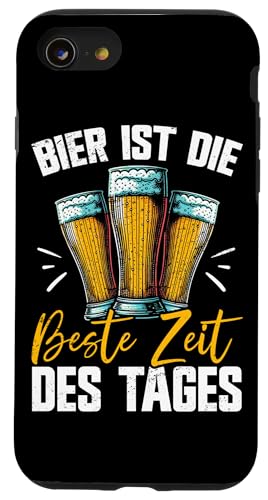 Bier Ist Die Beste Zeit Des Tages Bierliebhaber Biertrinker Hülle für iPhone SE (2020) / 7 / 8 von Lustige Biersprüche Bierkenner Bierverkostung Bier