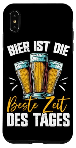 Bier Ist Die Beste Zeit Des Tages Bierliebhaber Biertrinker Hülle für iPhone XS Max von Lustige Biersprüche Bierkenner Bierverkostung Bier