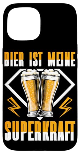 Bier Ist Meine Superkraft Bierliebhaber Brauer Bier Trinken Hülle für iPhone 15 von Lustige Biersprüche Bierkenner Bierverkostung Bier
