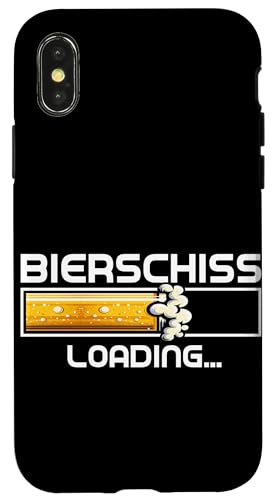 Bierschiss Loading Bierliebhaber Biertrinker Bier Party Hülle für iPhone X/XS von Lustige Biersprüche Bierkenner Bierverkostung Bier