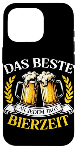 Das Beste An Jedem Tag Bierzeit Biertrinker Alkohol Bier Hülle für iPhone 16 Pro von Lustige Biersprüche Bierkenner Bierverkostung Bier