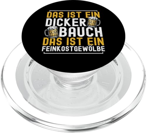 Das Ist Ein Dicker Bauch Das Ist Ein Feinkostgewölbe Bier PopSockets PopGrip für MagSafe Das Ist Ein Dicker Bauch Das Ist Ein Feinkostgewölbe Bier PopSockets PopGrip für MagSafe von Lustige Biersprüche Bierkenner Bierverkostung Bier