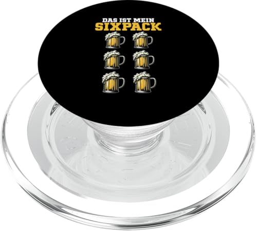Das Ist Mein Sixpack Bier Bierbauch Lustig Bierliebhaber PopSockets PopGrip für MagSafe Das Ist Mein Sixpack Bier Bierbauch Lustig Bierliebhaber PopSockets PopGrip für MagSafe von Lustige Biersprüche Bierkenner Bierverkostung Bier