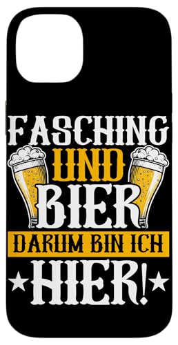 Fasching Und Bier Darum Bin Ich Hier Bierkenner Bier Sauf Hülle für iPhone 14 Plus von Lustige Biersprüche Bierkenner Bierverkostung Bier