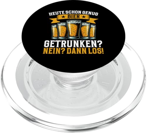 Heute Schon Genung Bier Getrunken Nein Dann Los PopSockets PopGrip für MagSafe Heute Schon Genung Bier Getrunken Nein Dann Los PopSockets PopGrip für MagSafe von Lustige Biersprüche Bierkenner Bierverkostung Bier