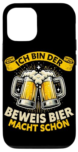 Ich Bin Der Beweis Bier Macht Schön Bierkenner Bierbrauer Hülle für iPhone 12/12 Pro von Lustige Biersprüche Bierkenner Bierverkostung Bier