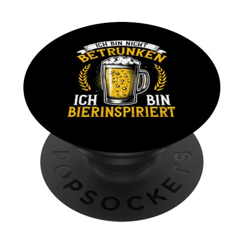Ich Bin NIcht Betrunken Ich Bin Bierinspiriert Bierliebhaber PopSockets Klebender PopGrip Ich Bin NIcht Betrunken Ich Bin Bierinspiriert Bierliebhaber PopSockets Klebender PopGrip von Lustige Biersprüche Bierkenner Bierverkostung Bier