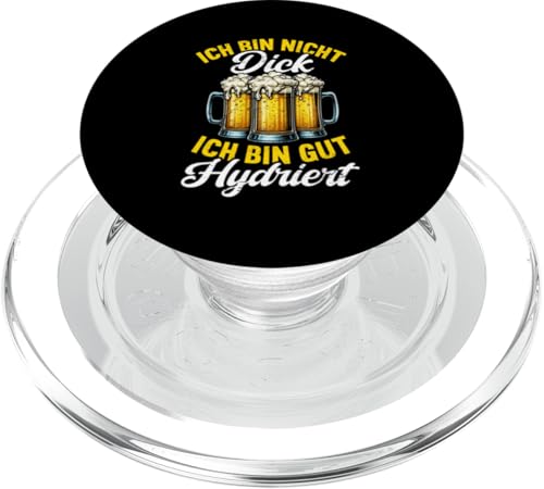 Ich Bin Nicht Dick Ich Bin Gut Hydriert Biertrinker Alkohol PopSockets PopGrip für MagSafe Ich Bin Nicht Dick Ich Bin Gut Hydriert Biertrinker Alkohol PopSockets PopGrip für MagSafe von Lustige Biersprüche Bierkenner Bierverkostung Bier