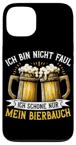 Ich Bin Nicht Faul Ich Schone Nur Mein Bierbauch Lustiges Hülle für iPhone 13 von Lustige Biersprüche Bierkenner Bierverkostung Bier