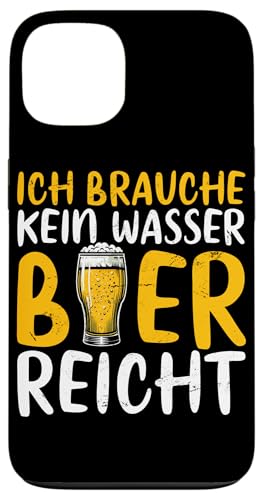 Ich Brauche Kein Wasser Bier Reicht Bierliebhaber Sarkasmus Hülle für iPhone 13 von Lustige Biersprüche Bierkenner Bierverkostung Bier