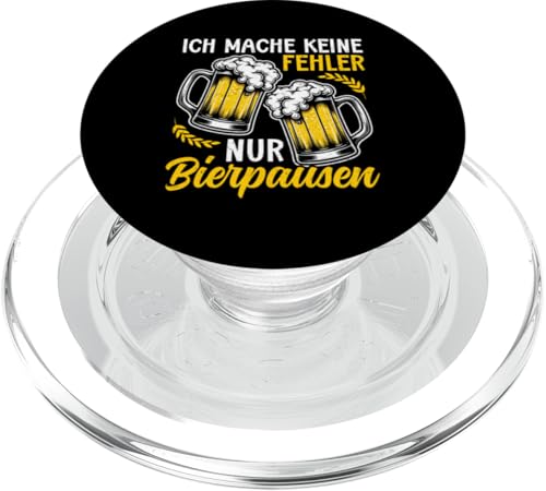 Ich Mache Keine Fehler Nur Bierpausen Bierliebhaber Bier PopSockets PopGrip für MagSafe Ich Mache Keine Fehler Nur Bierpausen Bierliebhaber Bier PopSockets PopGrip für MagSafe von Lustige Biersprüche Bierkenner Bierverkostung Bier