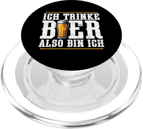Ich Trinke Bier Also Bin Ich Bierliebhaber Biertrinker Bier PopSockets PopGrip für MagSafe Ich Trinke Bier Also Bin Ich Bierliebhaber Biertrinker Bier PopSockets PopGrip für MagSafe von Lustige Biersprüche Bierkenner Bierverkostung Bier