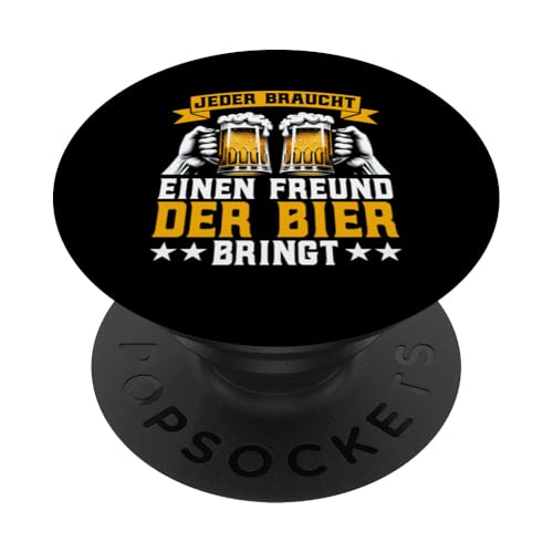Jeder Braucht Einen Freund Der Bier Bringt Bierliebhaber PopSockets Klebender PopGrip Jeder Braucht Einen Freund Der Bier Bringt Bierliebhaber PopSockets Klebender PopGrip von Lustige Biersprüche Bierkenner Bierverkostung Bier