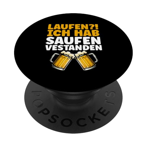 Laufen Ich Hab Saufen Verstanden Bierliebhaber Bier Sprüche PopSockets Klebender PopGrip Laufen Ich Hab Saufen Verstanden Bierliebhaber Bier Sprüche PopSockets Klebender PopGrip von Lustige Biersprüche Bierkenner Bierverkostung Bier