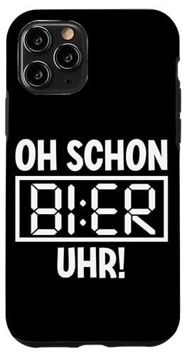 Oh Schon Bier Uhr Bierliebhaber Biertrinker Bierkenner Bier Hülle für iPhone 11 Pro von Lustige Biersprüche Bierkenner Bierverkostung Bier
