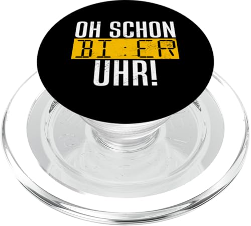 Oh Schon Bier Uhr Biertrinker Biergetränk Bierbrauer Bier PopSockets PopGrip für MagSafe Oh Schon Bier Uhr Biertrinker Biergetränk Bierbrauer Bier PopSockets PopGrip für MagSafe von Lustige Biersprüche Bierkenner Bierverkostung Bier