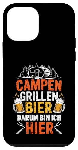 Campen Grillen Bier Darum Bin Ich Hier Lustiges Camping Hülle für iPhone 12 mini Campen Grillen Bier Darum Bin Ich Hier Lustiges Camping Hülle für iPhone 12 mini von Lustige Camping Geschenke Für Biertrinker Tee