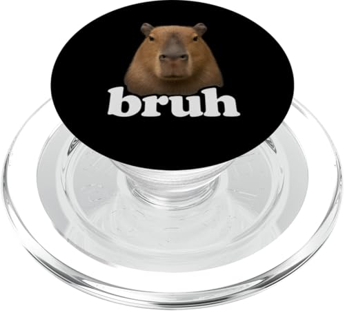 Capybara Bruh PopSockets PopGrip für MagSafe Capybara Bruh PopSockets PopGrip für MagSafe von Lustige Capybara Bekleidung Geschenke Capy