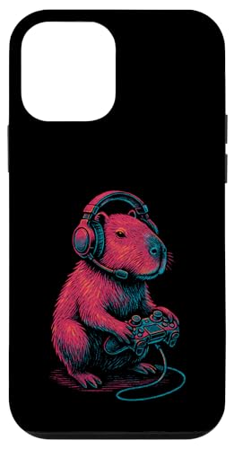 Capybara Gamer Gaming Hülle für iPhone 12 mini Capybara Gamer Gaming Hülle für iPhone 12 mini von Lustige Capybara Bekleidung Geschenke Capy