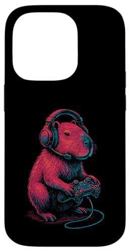 Capybara Gamer Gaming Hülle für iPhone 14 Pro Capybara Gamer Gaming Hülle für iPhone 14 Pro von Lustige Capybara Bekleidung Geschenke Capy