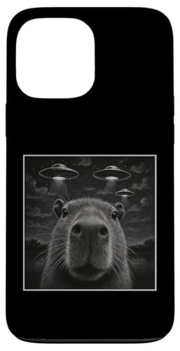 Capybara Meets UFO Aliens Hülle für iPhone 13 Pro Max Capybara Meets UFO Aliens Hülle für iPhone 13 Pro Max von Lustige Capybara Bekleidung Geschenke Capy