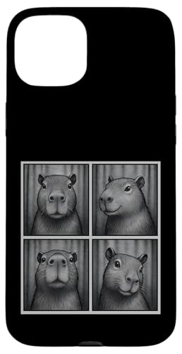 Capybara Photo Booth Strip Hülle für iPhone 15 Plus Capybara Photo Booth Strip Hülle für iPhone 15 Plus von Lustige Capybara Bekleidung Geschenke Capy