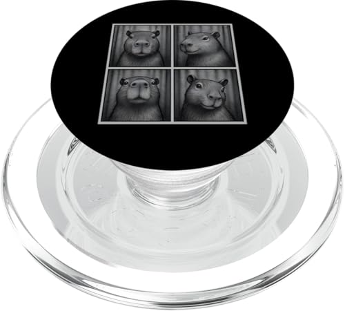 Capybara Photo Booth Strip PopSockets PopGrip für MagSafe Capybara Photo Booth Strip PopSockets PopGrip für MagSafe von Lustige Capybara Bekleidung Geschenke Capy