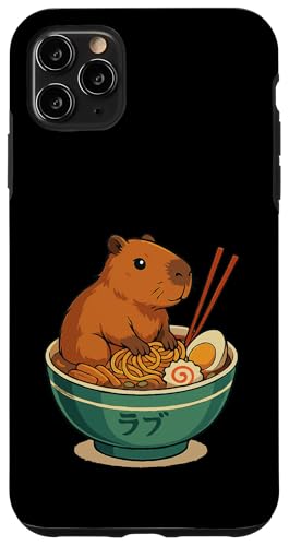 Capybara Ramen Hülle für iPhone 11 Pro Max Capybara Ramen Hülle für iPhone 11 Pro Max von Lustige Capybara Bekleidung Geschenke Capy