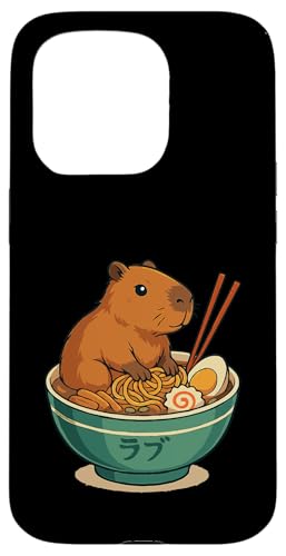 Capybara Ramen Hülle für iPhone 15 Pro Capybara Ramen Hülle für iPhone 15 Pro von Lustige Capybara Bekleidung Geschenke Capy