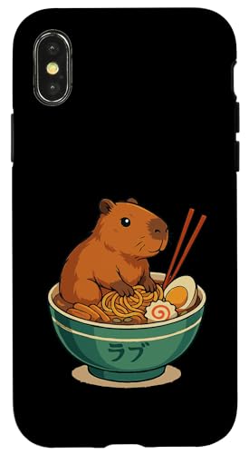 Capybara Ramen Hülle für iPhone X/XS Capybara Ramen Hülle für iPhone X/XS von Lustige Capybara Bekleidung Geschenke Capy