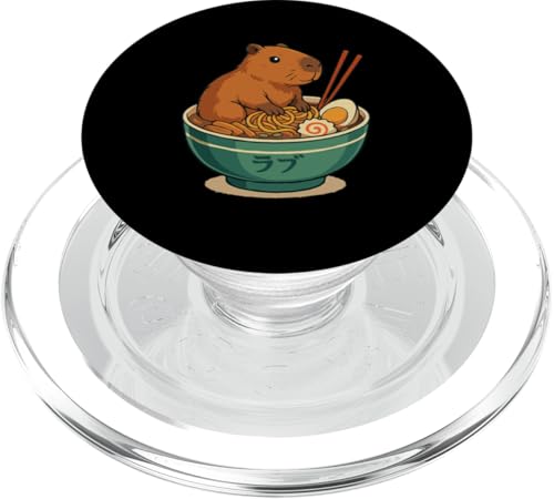 Capybara Ramen PopSockets PopGrip für MagSafe Capybara Ramen PopSockets PopGrip für MagSafe von Lustige Capybara Bekleidung Geschenke Capy