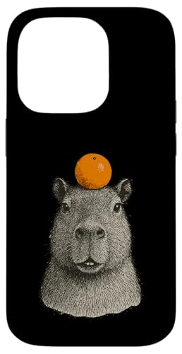 Capybara With Mandarin On The Head Hülle für iPhone 14 Pro Capybara With Mandarin On The Head Hülle für iPhone 14 Pro von Lustige Capybara Bekleidung Geschenke Capy