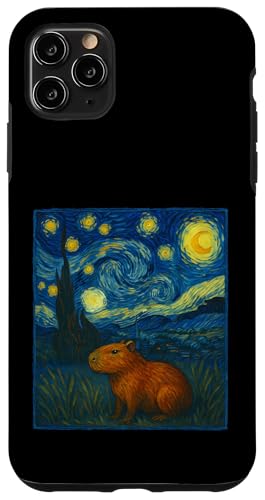 Capybara van Gogh Starry Night Hülle für iPhone 11 Pro Max Capybara van Gogh Starry Night Hülle für iPhone 11 Pro Max von Lustige Capybara Bekleidung Geschenke Capy