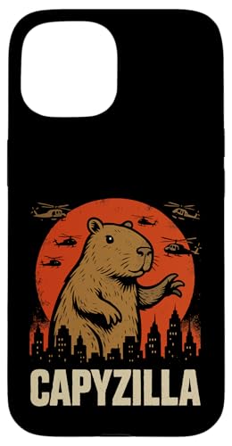 Capyzilla Hülle für iPhone 15 Capyzilla Hülle für iPhone 15 von Lustige Capybara Bekleidung Geschenke Capy