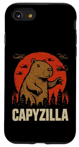 Capyzilla Hülle für iPhone SE (2020) / 7 / 8 von Lustige Capybara Bekleidung Geschenke Capy