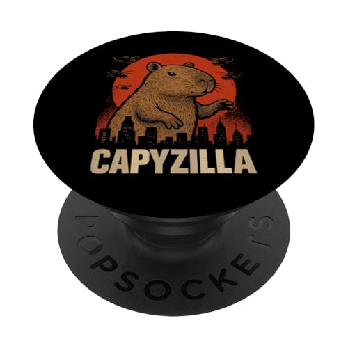 Capyzilla PopSockets Klebender PopGrip Capyzilla PopSockets Klebender PopGrip von Lustige Capybara Bekleidung Geschenke Capy